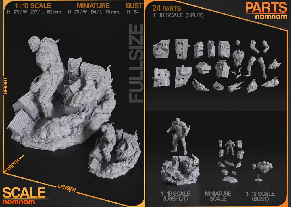 P站图纸印象馆 NomNom 进击的巨人 铠之巨人 NomNom 进击的巨人 铠之巨人