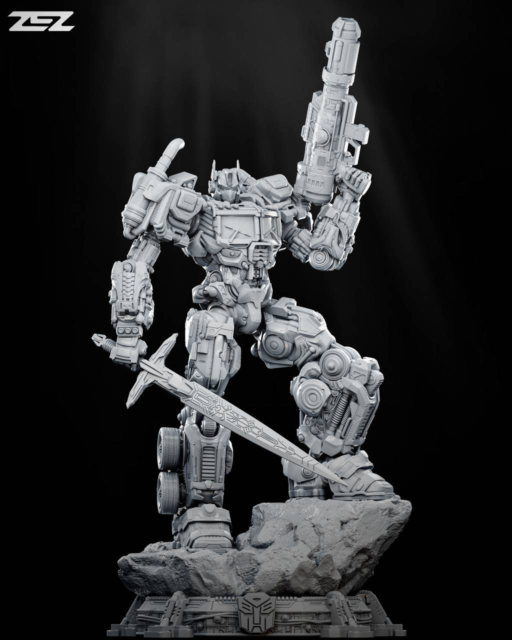 P站图纸印象馆 ZEZ STUDIOS 变形金钢 擎天柱 ZEZ STUDIOS 变形金钢 擎天柱