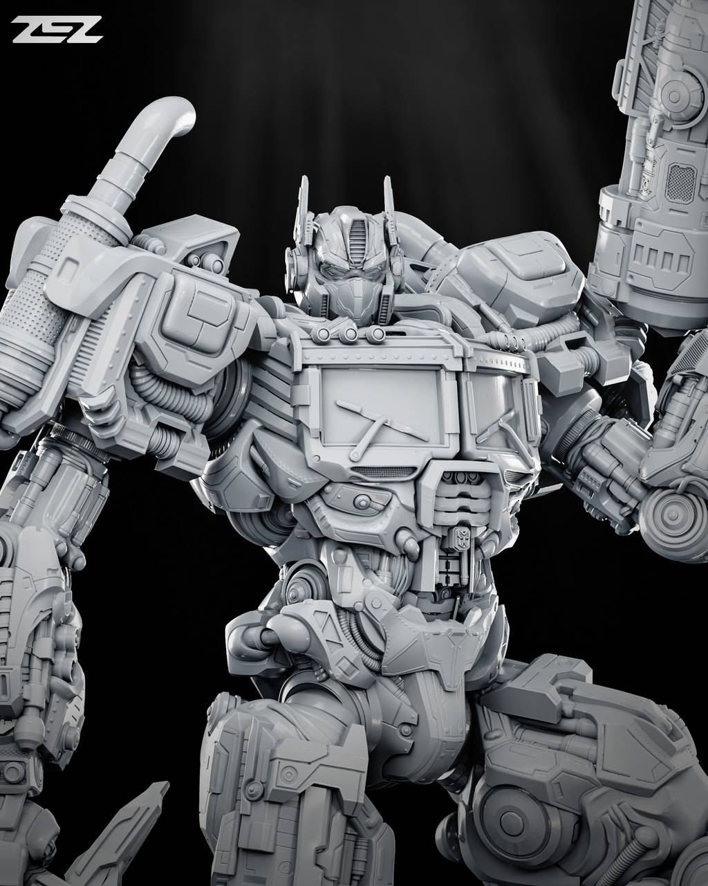 P站图纸印象馆 ZEZ STUDIOS 变形金钢 擎天柱 ZEZ STUDIOS 变形金钢 擎天柱