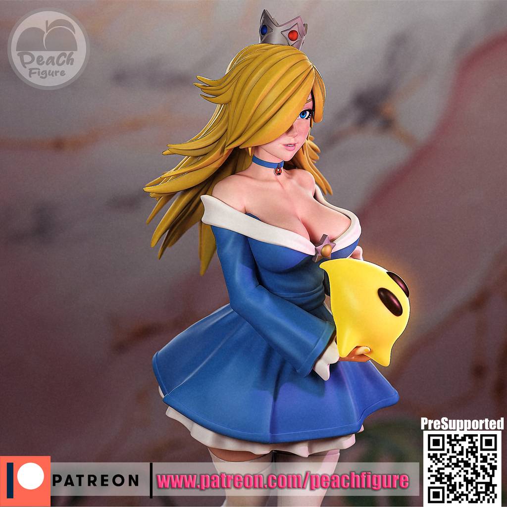 P站图纸印象馆 Peach Figure 超级马里奥 罗洁塔 Peach Figure 超级马里奥 罗洁塔