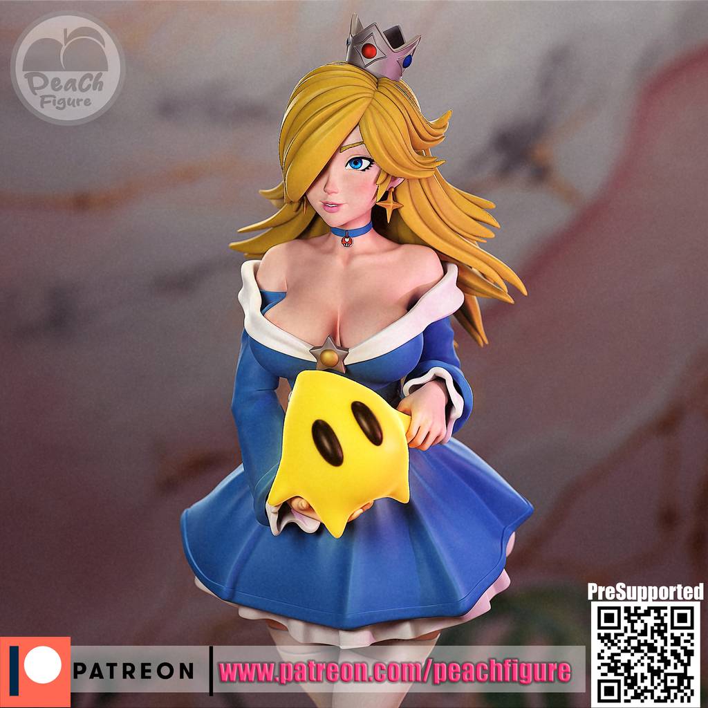 P站图纸印象馆 Peach Figure 超级马里奥 罗洁塔 Peach Figure 超级马里奥 罗洁塔