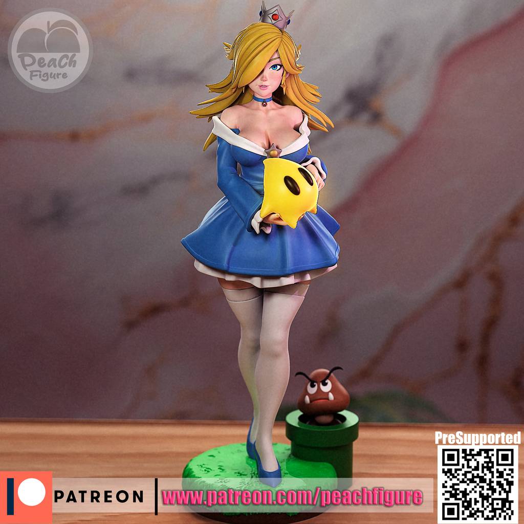 P站图纸印象馆 Peach Figure 超级马里奥 罗洁塔 Peach Figure 超级马里奥 罗洁塔