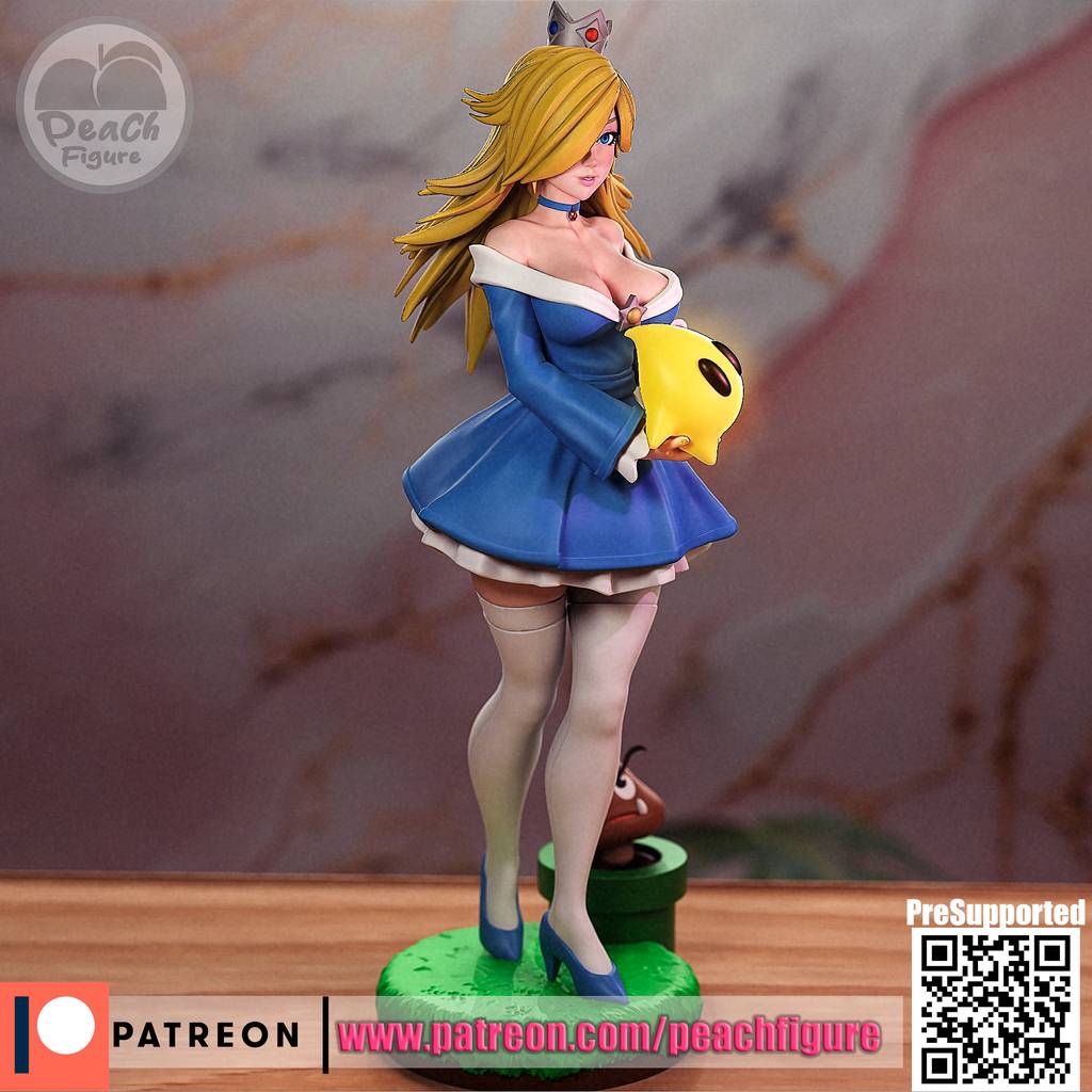 P站图纸印象馆 Peach Figure 超级马里奥 罗洁塔 Peach Figure 超级马里奥 罗洁塔
