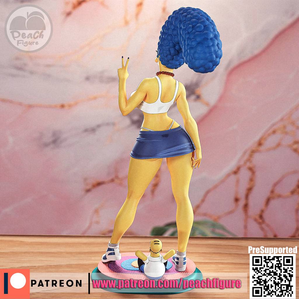 P站图纸印象馆 Peach Figure 辛普森一家 玛姬·辛普森 Peach Figure 辛普森一家 玛姬·辛普森