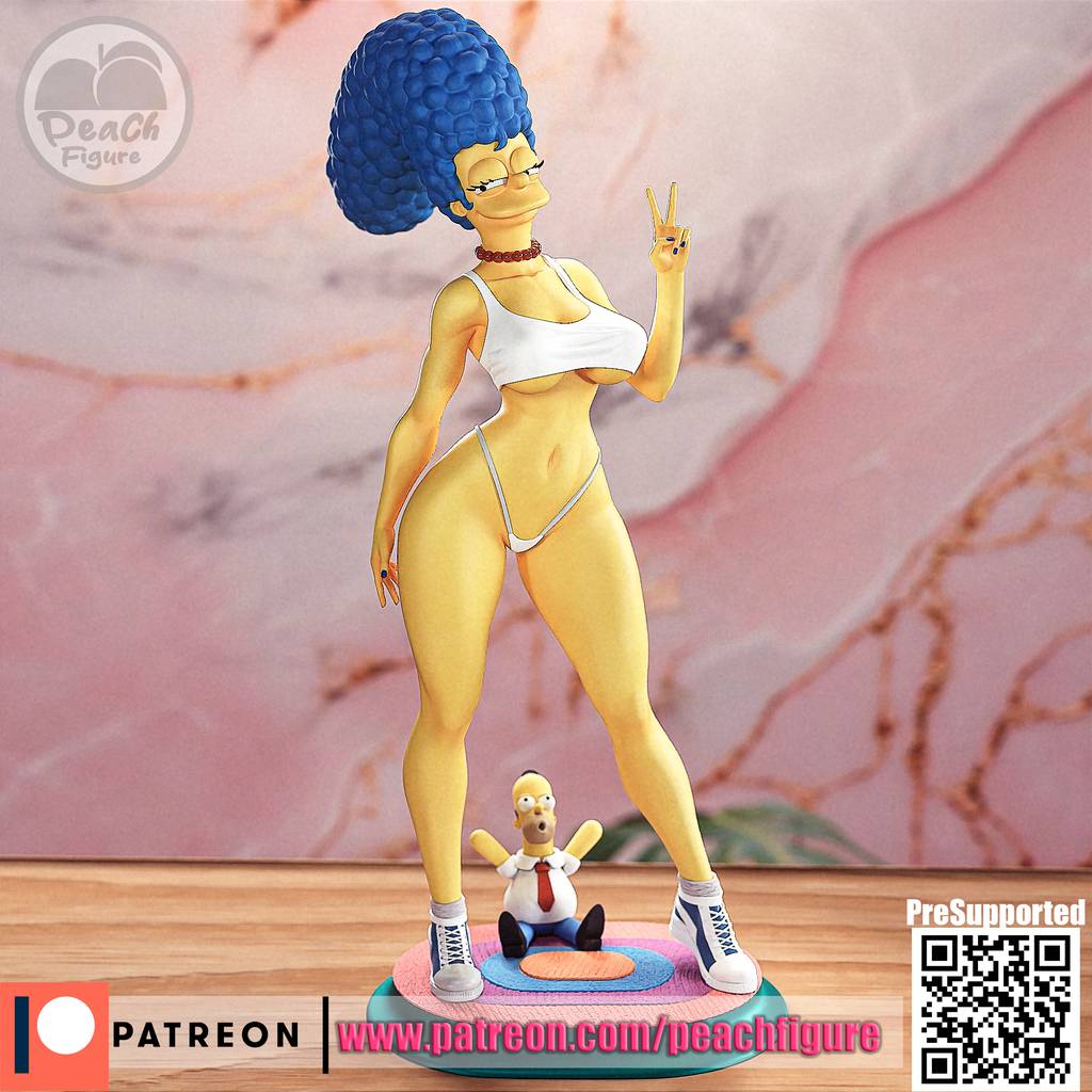 P站图纸印象馆 Peach Figure 辛普森一家 玛姬·辛普森 Peach Figure 辛普森一家 玛姬·辛普森