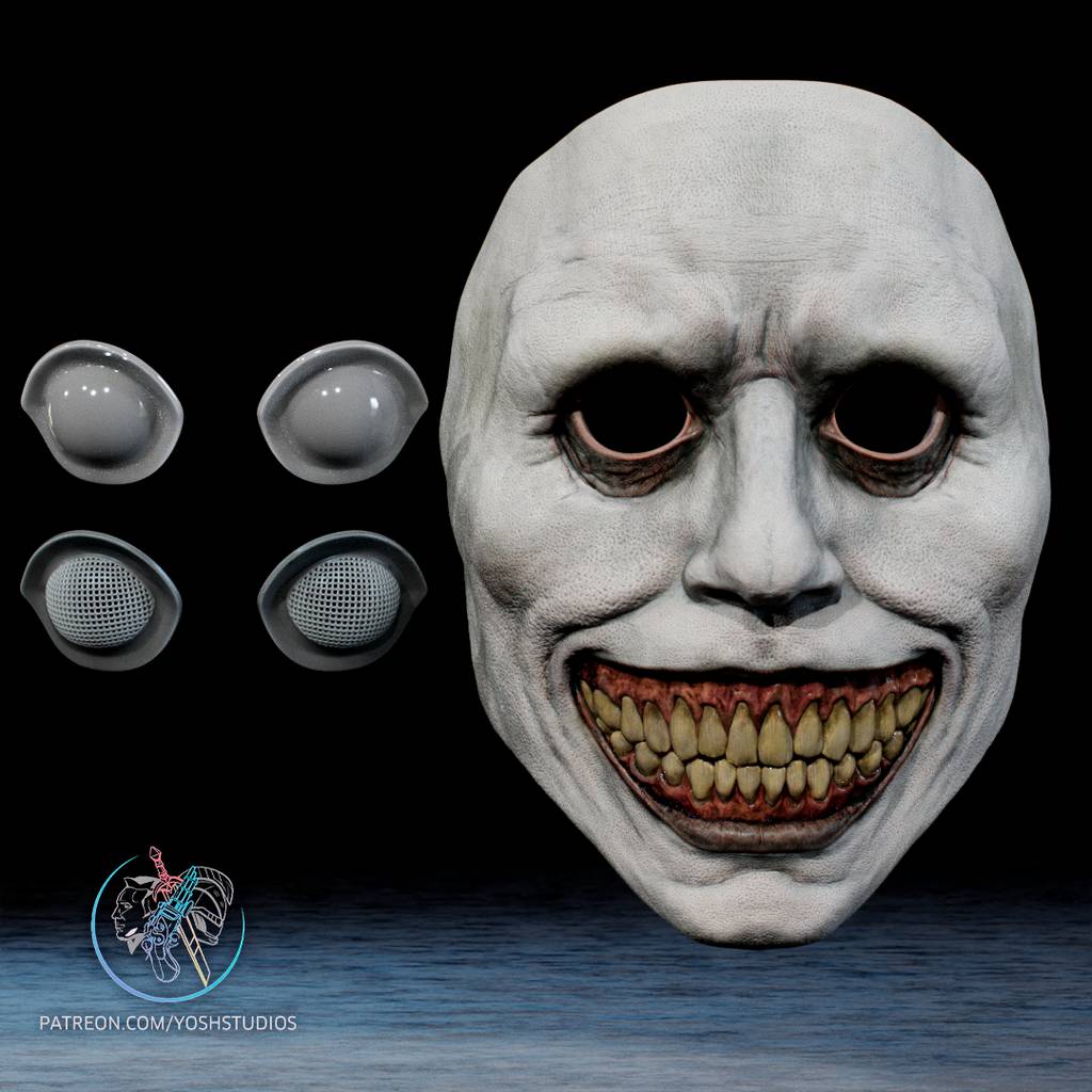 P站图纸印象馆 Yosh 万圣节恐怖面具 Yosh 万圣节恐怖面具