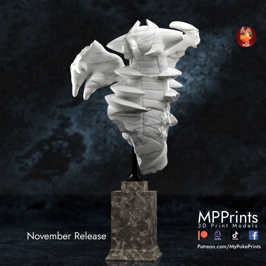 P站图纸印象馆 口袋妖怪 骑拉帝纳 口袋妖怪 骑拉帝纳