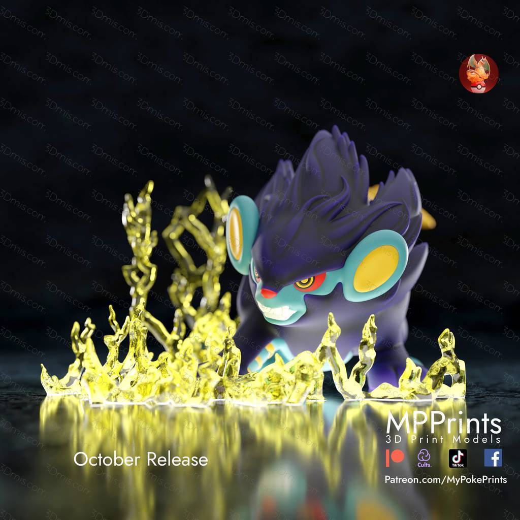 P站图纸印象馆 口袋妖怪 伦琴猫 口袋妖怪 伦琴猫