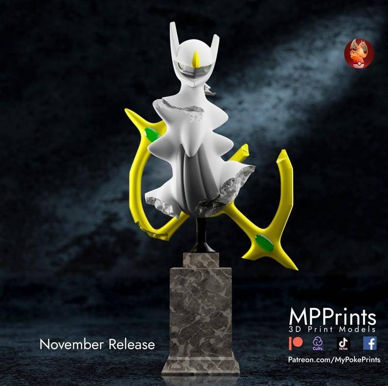 P站图纸印象馆 口袋妖怪 阿尔宙斯 口袋妖怪 阿尔宙斯