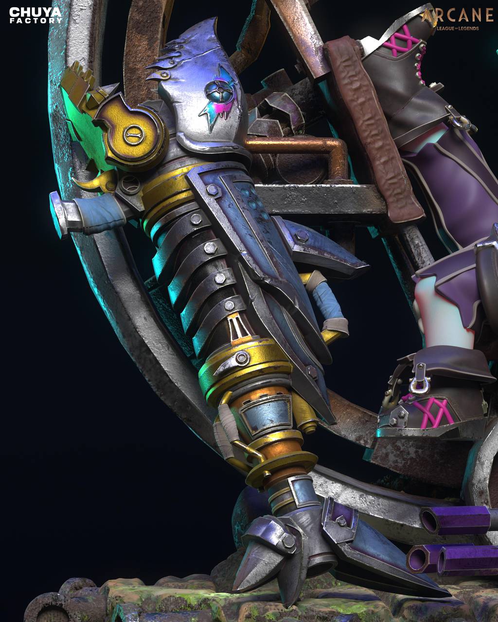 P站图纸印象馆 Chuya Factory 英雄联盟 金克丝 Chuya Factory 英雄联盟 金克丝