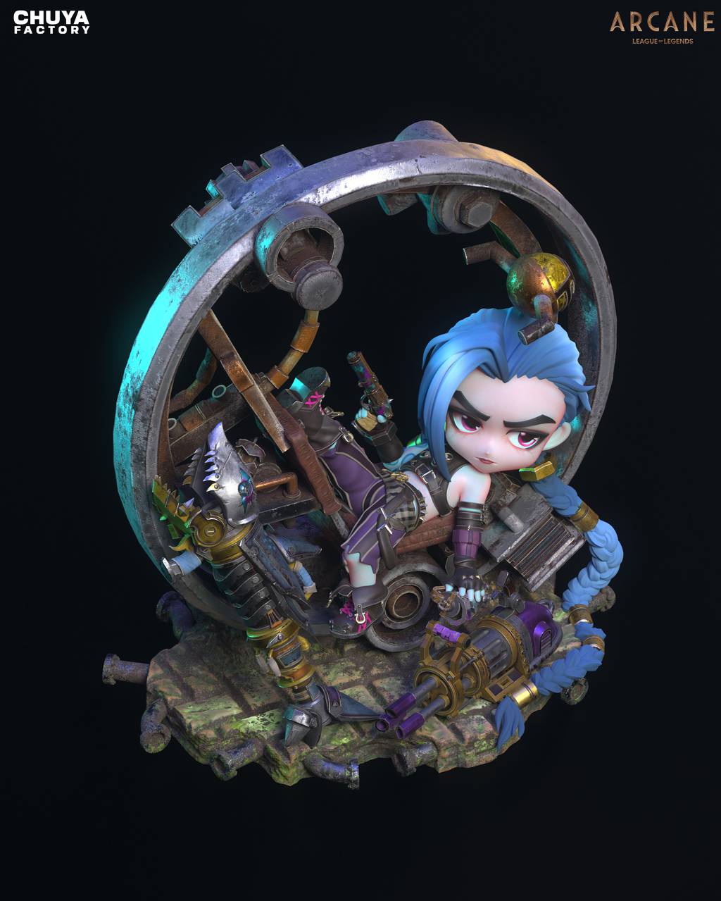 P站图纸印象馆 Chuya Factory 英雄联盟 金克丝 Chuya Factory 英雄联盟 金克丝