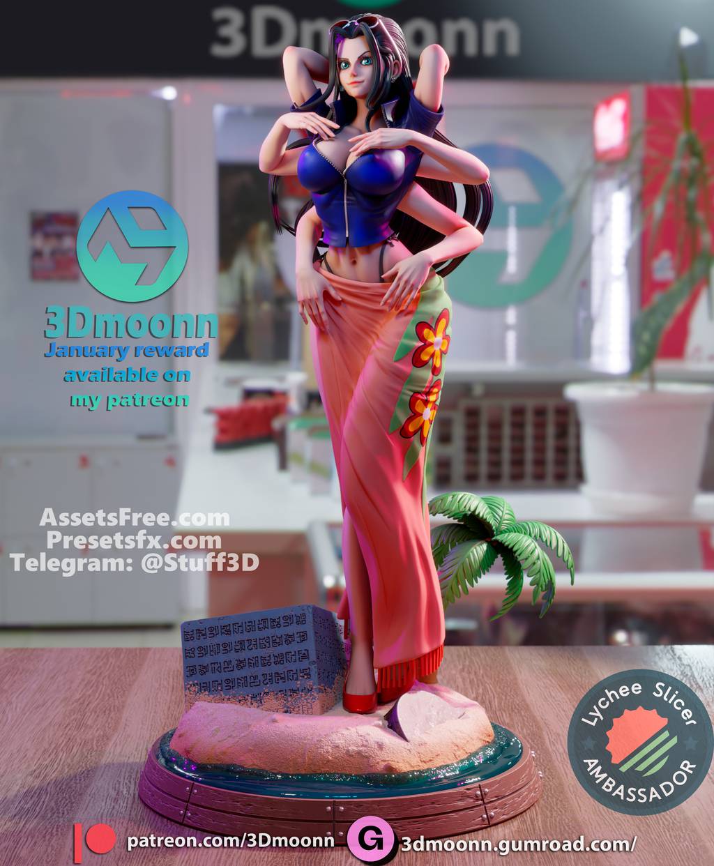 P站图纸印象馆 3Dmoonn 海贼王 妮可·罗宾 3Dmoonn 海贼王 妮可·罗宾