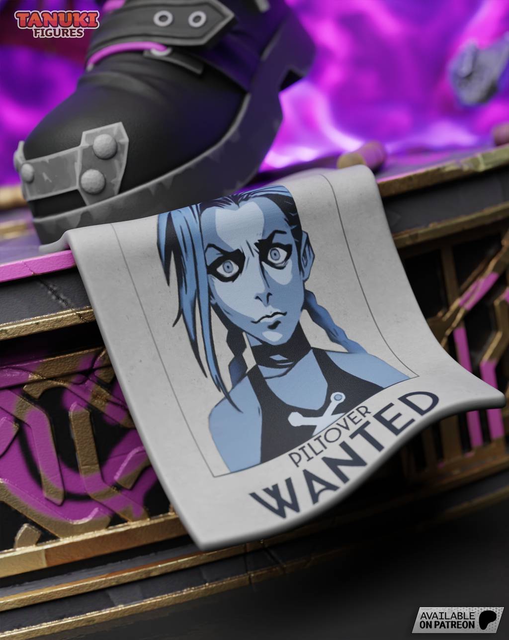 P站图纸印象馆 Tanuki Figures 英雄联盟 金克丝 Tanuki Figures 英雄联盟 金克丝