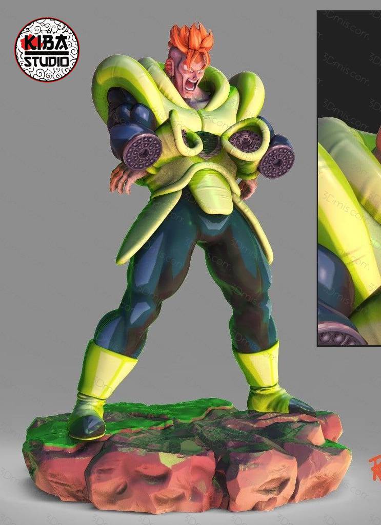 P站图纸印象馆 Kaidan 龙珠 人造人16号 Kaidan 龙珠 人造人16号