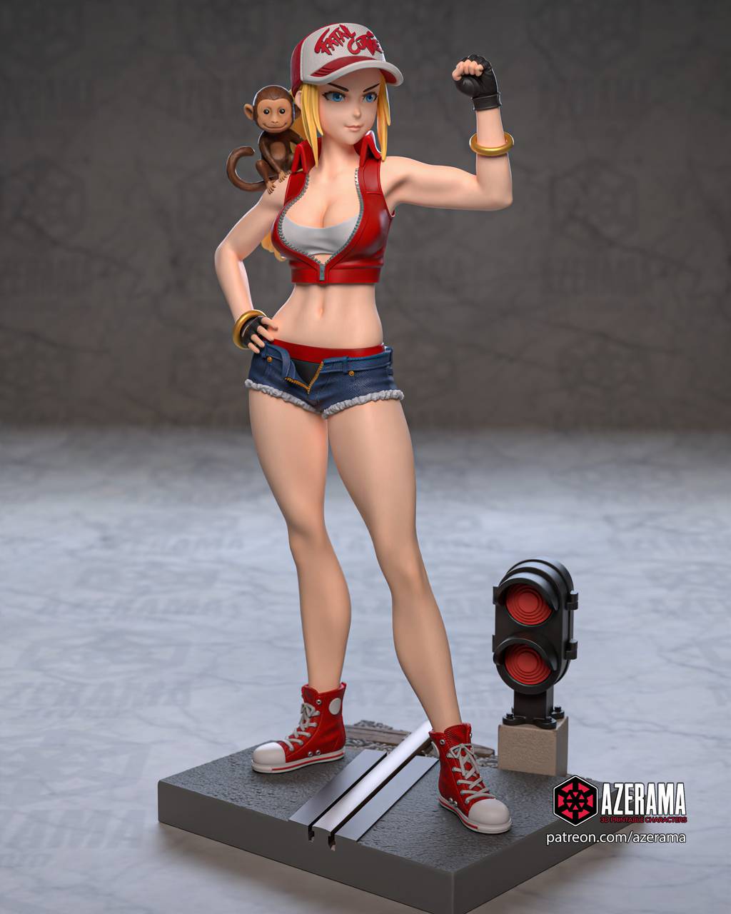 P站图纸印象馆 Azerama 拳皇 女版特瑞 Azerama 拳皇 女版特瑞