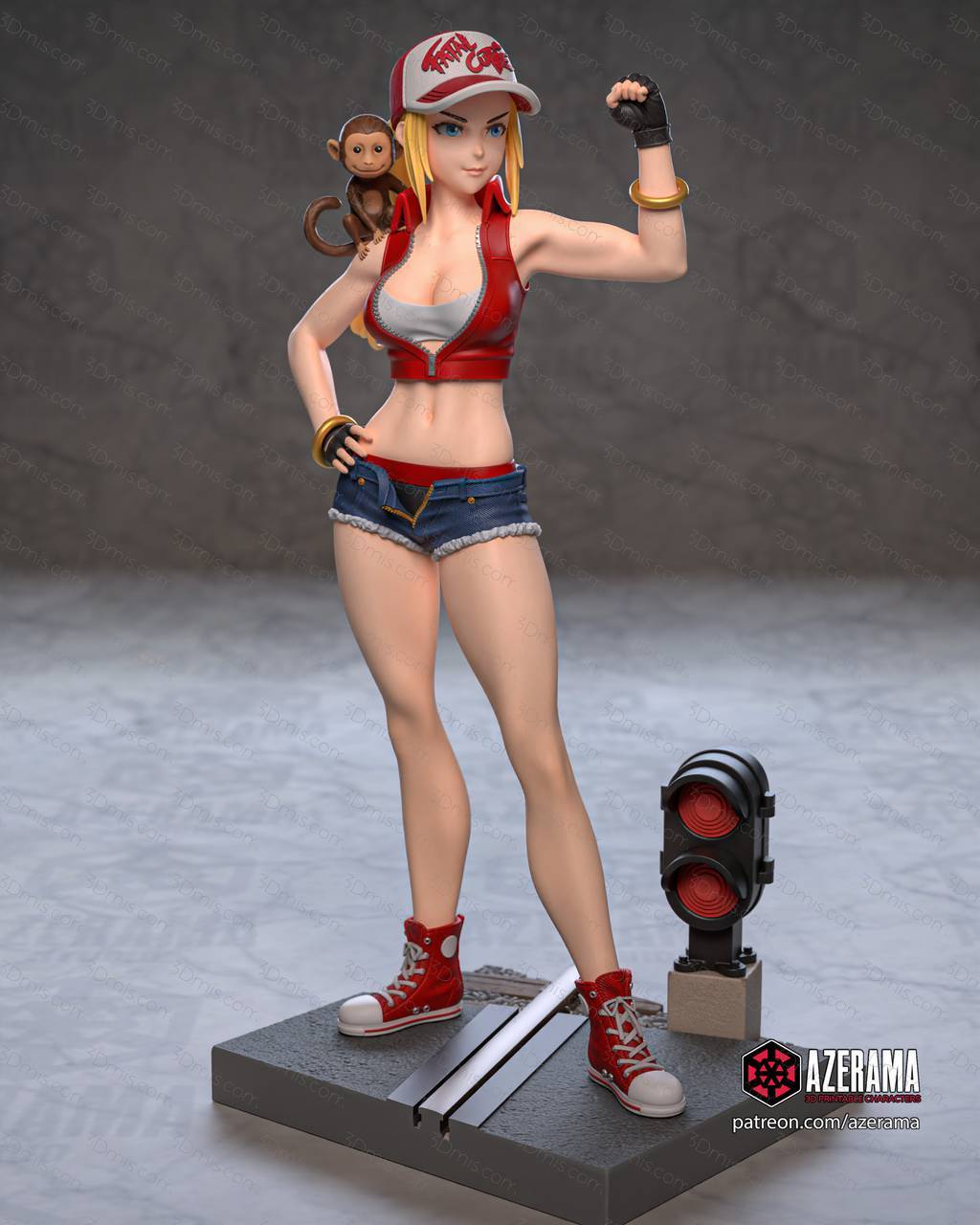 P站图纸印象馆 Azerama 拳皇 女版特瑞 Azerama 拳皇 女版特瑞