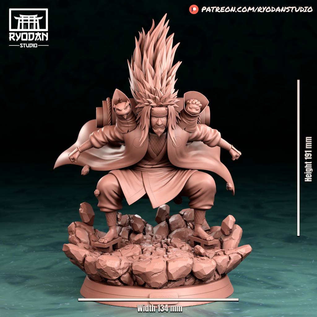 P站图纸印象馆 Ryodan 火影忍者 自来也 Ryodan 火影忍者 自来也