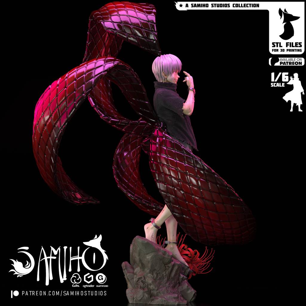 P站图纸印象馆 Samiho 东京食尸鬼 金木研 Samiho 东京食尸鬼 金木研