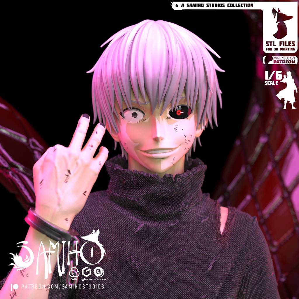 P站图纸印象馆 Samiho 东京食尸鬼 金木研 Samiho 东京食尸鬼 金木研