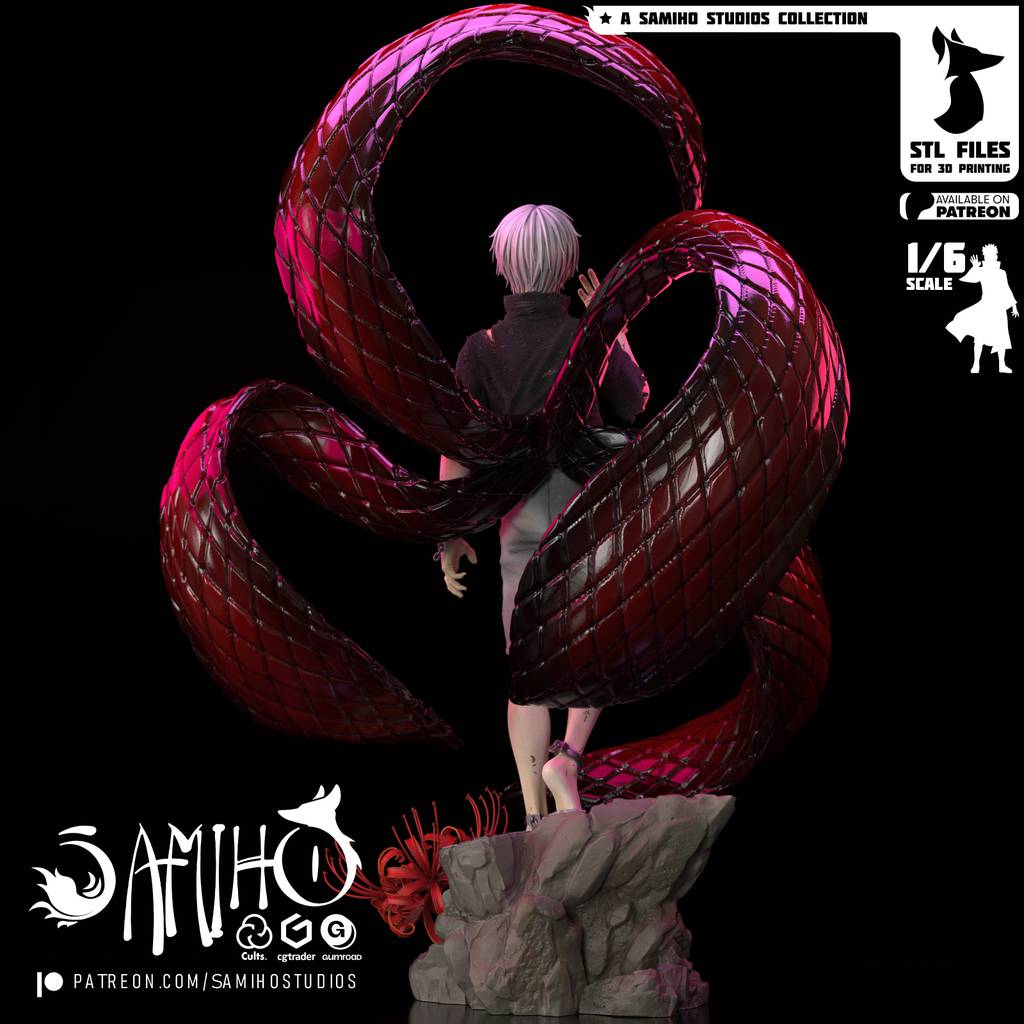 P站图纸印象馆 Samiho 东京食尸鬼 金木研 Samiho 东京食尸鬼 金木研