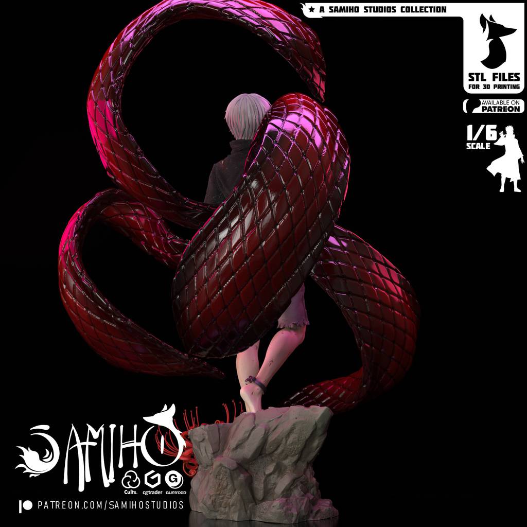 P站图纸印象馆 Samiho 东京食尸鬼 金木研 Samiho 东京食尸鬼 金木研