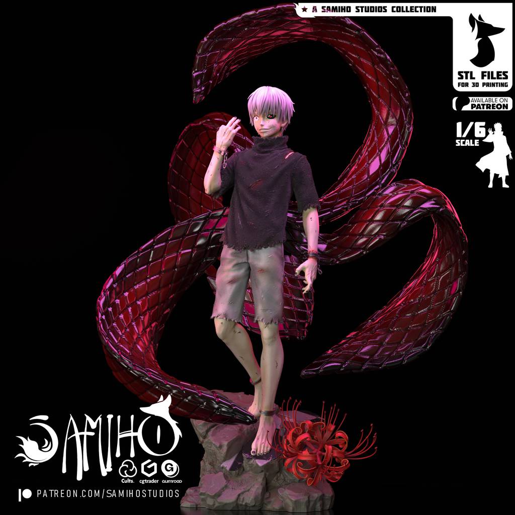 P站图纸印象馆 Samiho 东京食尸鬼 金木研 Samiho 东京食尸鬼 金木研