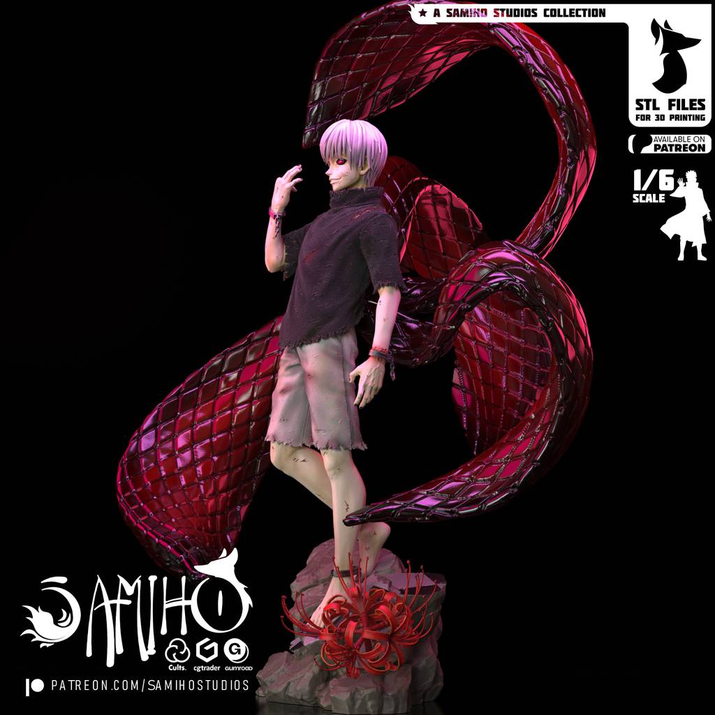 P站图纸印象馆 Samiho 东京食尸鬼 金木研 Samiho 东京食尸鬼 金木研