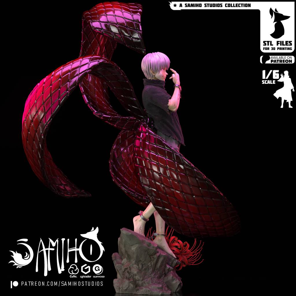 P站图纸印象馆 Samiho 东京食尸鬼 金木研 Samiho 东京食尸鬼 金木研