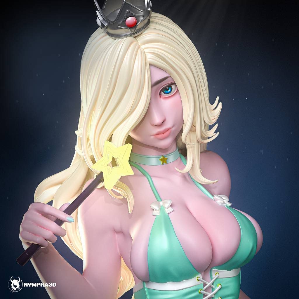 P站图纸印象馆 NYMPHA 3D 超级马里奥 罗洁塔 NYMPHA 3D 超级马里奥 罗洁塔