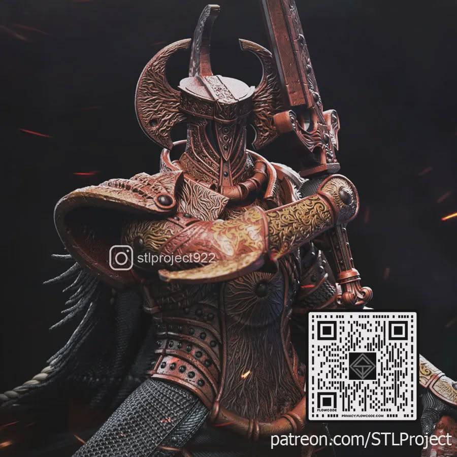 P站图纸印象馆 STL Project 艾尔登法环 熔炉骑士 STL Project 艾尔登法环 熔炉骑士