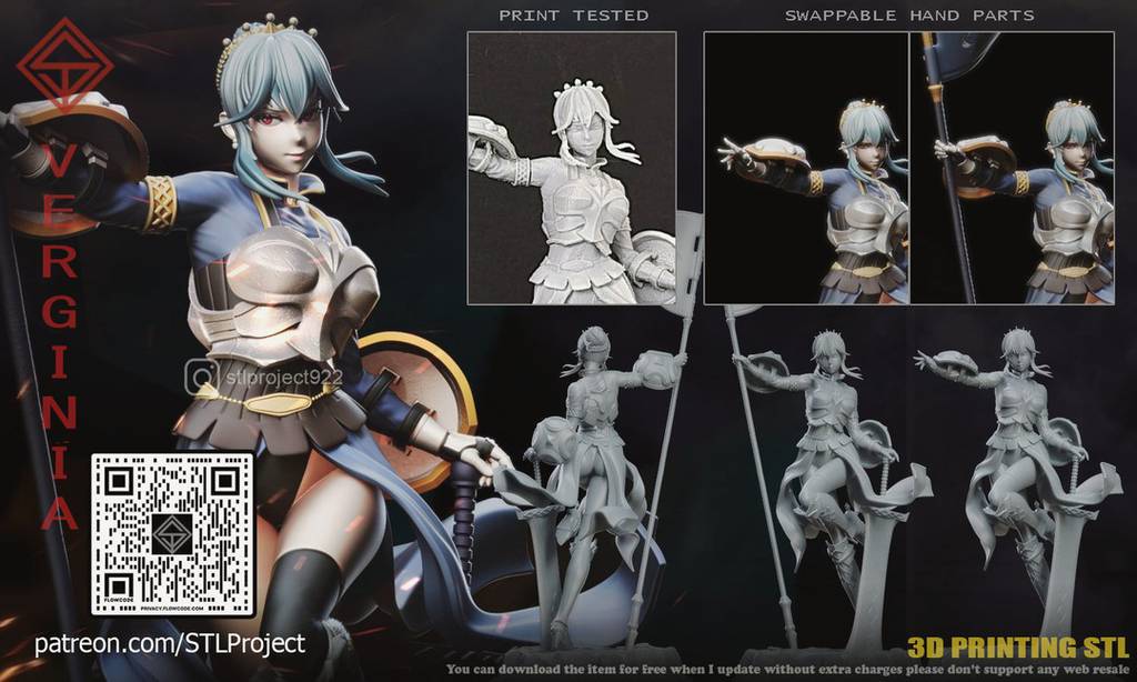 P站图纸印象馆 STL Project 圣兽之王 弗吉尼亚 STL Project 圣兽之王 弗吉尼亚