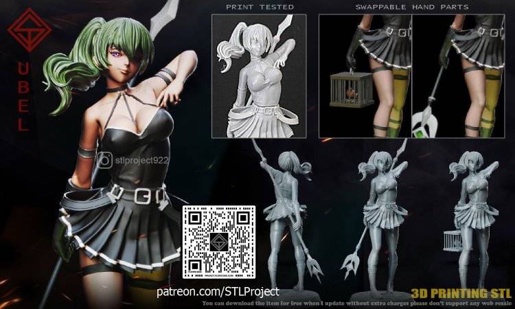 P站图纸印象馆 STL Project 葬送的芙莉莲 尤贝尔 STL Project 葬送的芙莉莲 尤贝尔