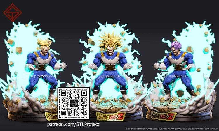 P站图纸印象馆 STL Project 龙珠 特兰克斯 STL Project 龙珠 特兰克斯