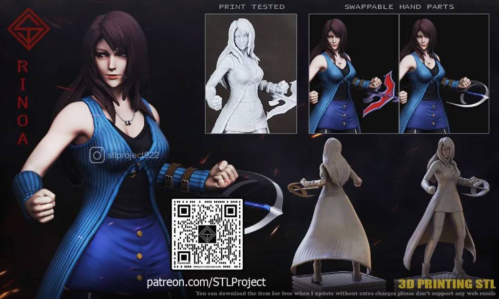 P站图纸印象馆 STL Project 最终幻想 莉诺雅・哈蒂莉 STL Project 最终幻想 莉诺雅・哈蒂莉