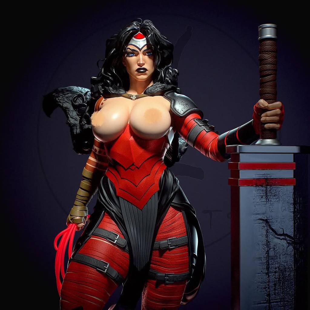 P站图纸印象馆 Yan H DC漫画 神奇女侠 Yan H DC漫画 神奇女侠