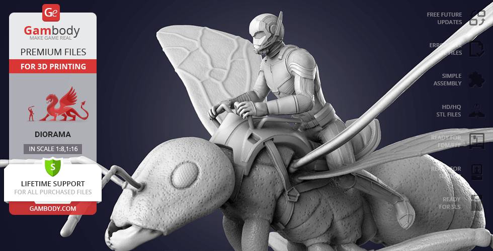 P站图纸印象馆 Gambody 漫威 蚁人 Gambody 漫威 蚁人