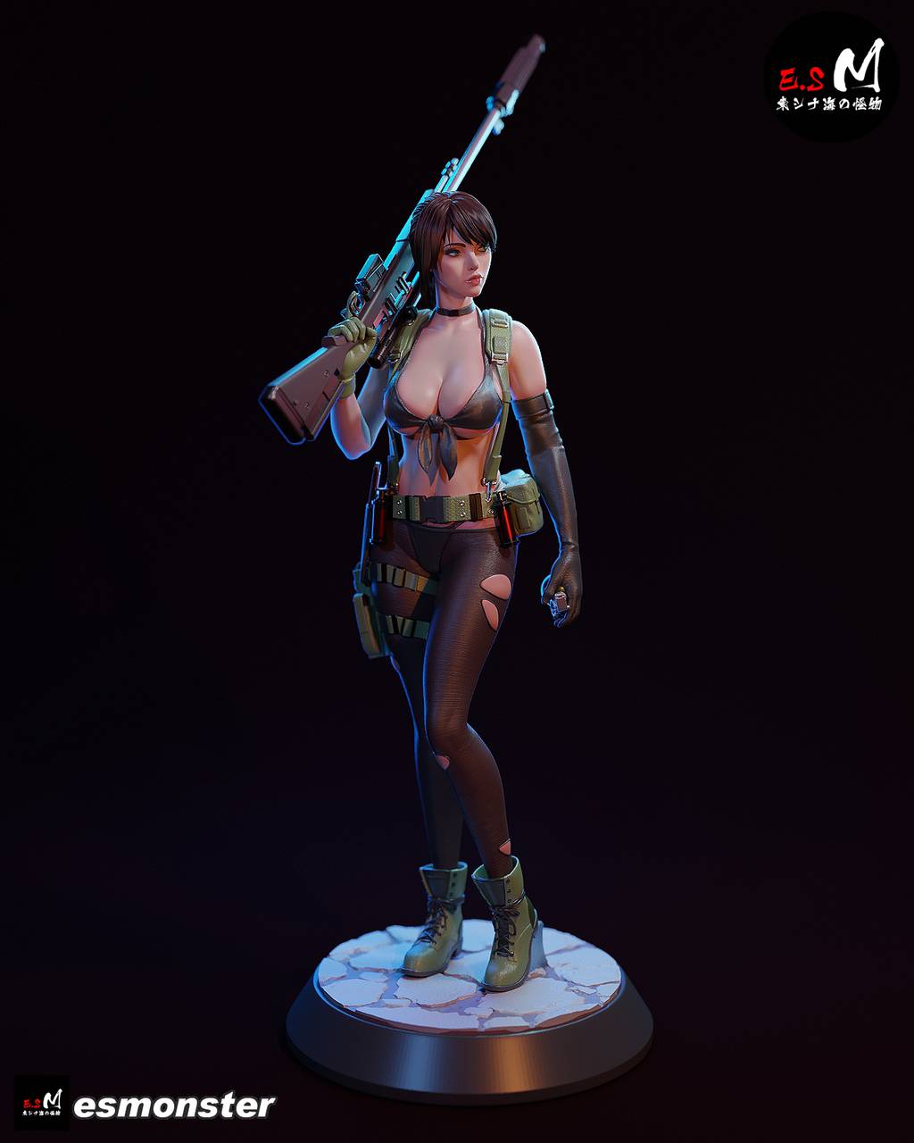 P站图纸印象馆 ESMonster 合金装备 Quiet ESMonster 合金装备 Quiet