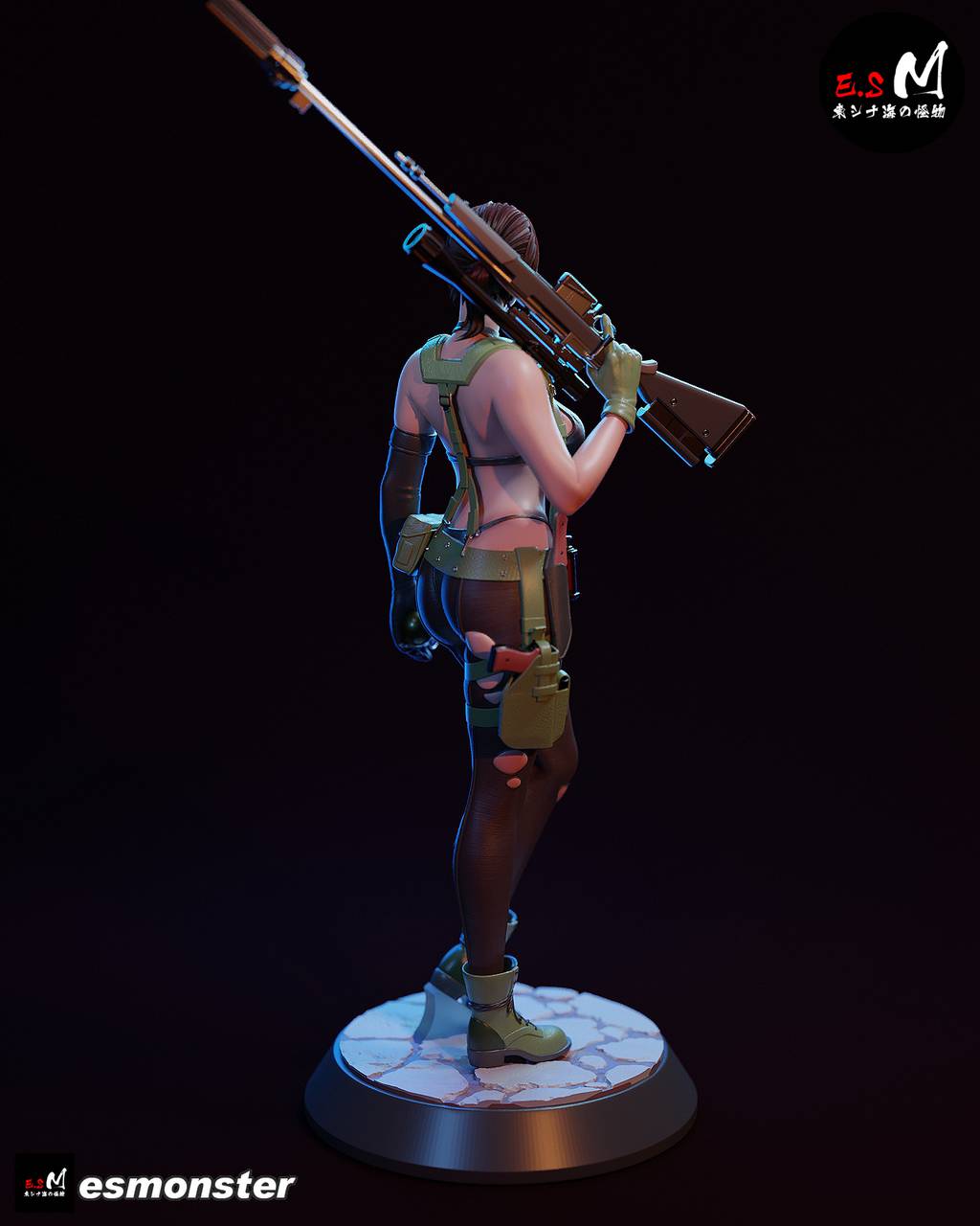 P站图纸印象馆 ESMonster 合金装备 Quiet ESMonster 合金装备 Quiet