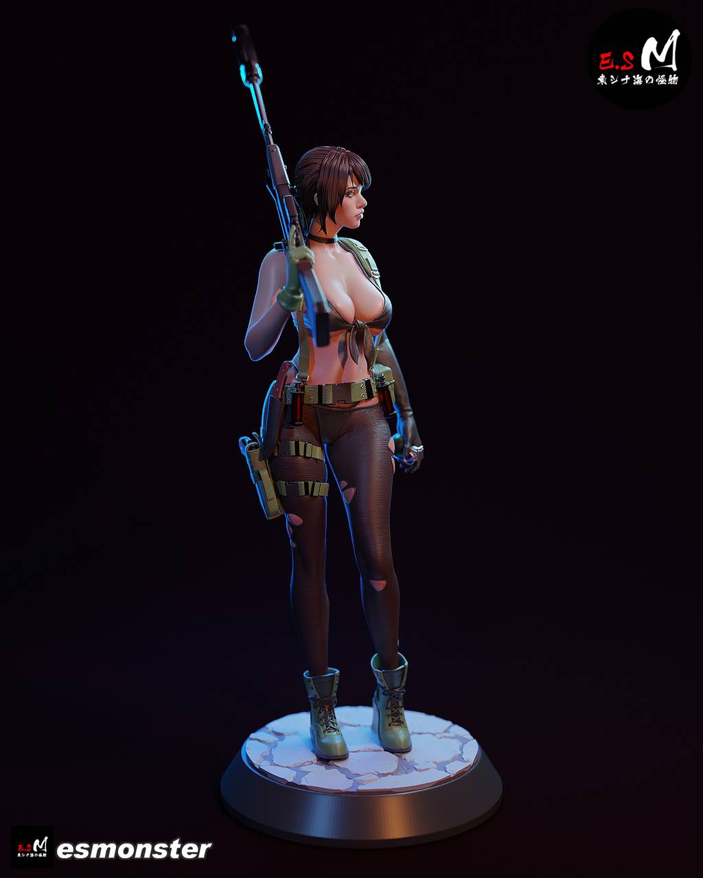 P站图纸印象馆 ESMonster 合金装备 Quiet ESMonster 合金装备 Quiet