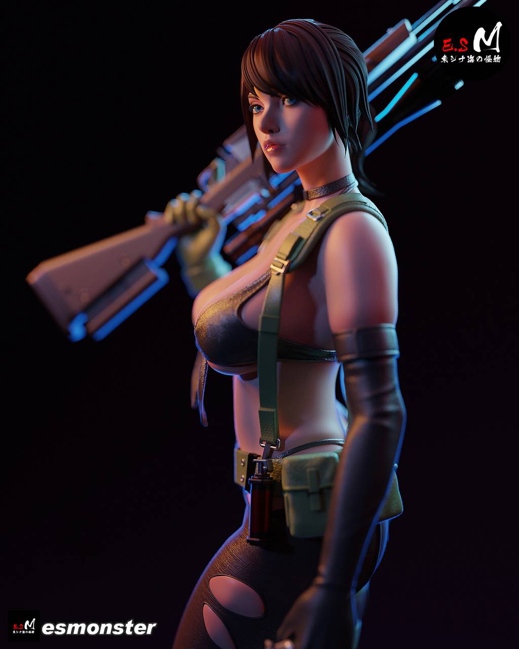 P站图纸印象馆 ESMonster 合金装备 Quiet ESMonster 合金装备 Quiet