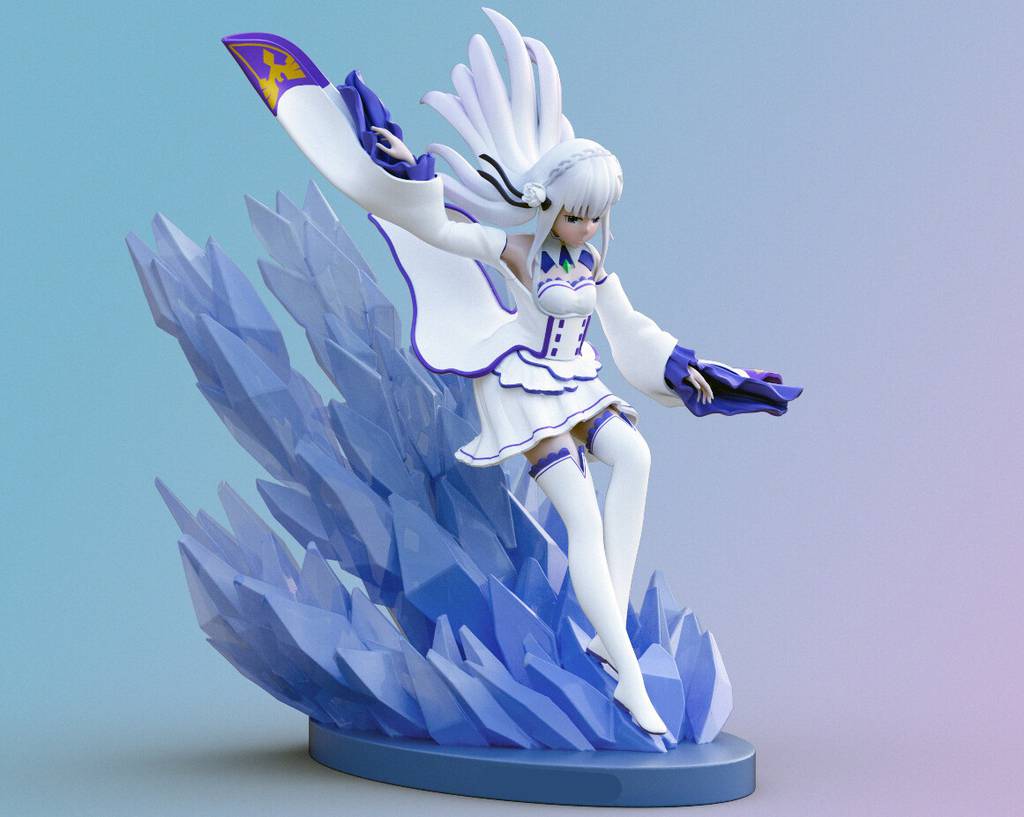 P站图纸印象馆 从零开始的异世界生活 艾米莉娅 从零开始的异世界生活 艾米莉娅