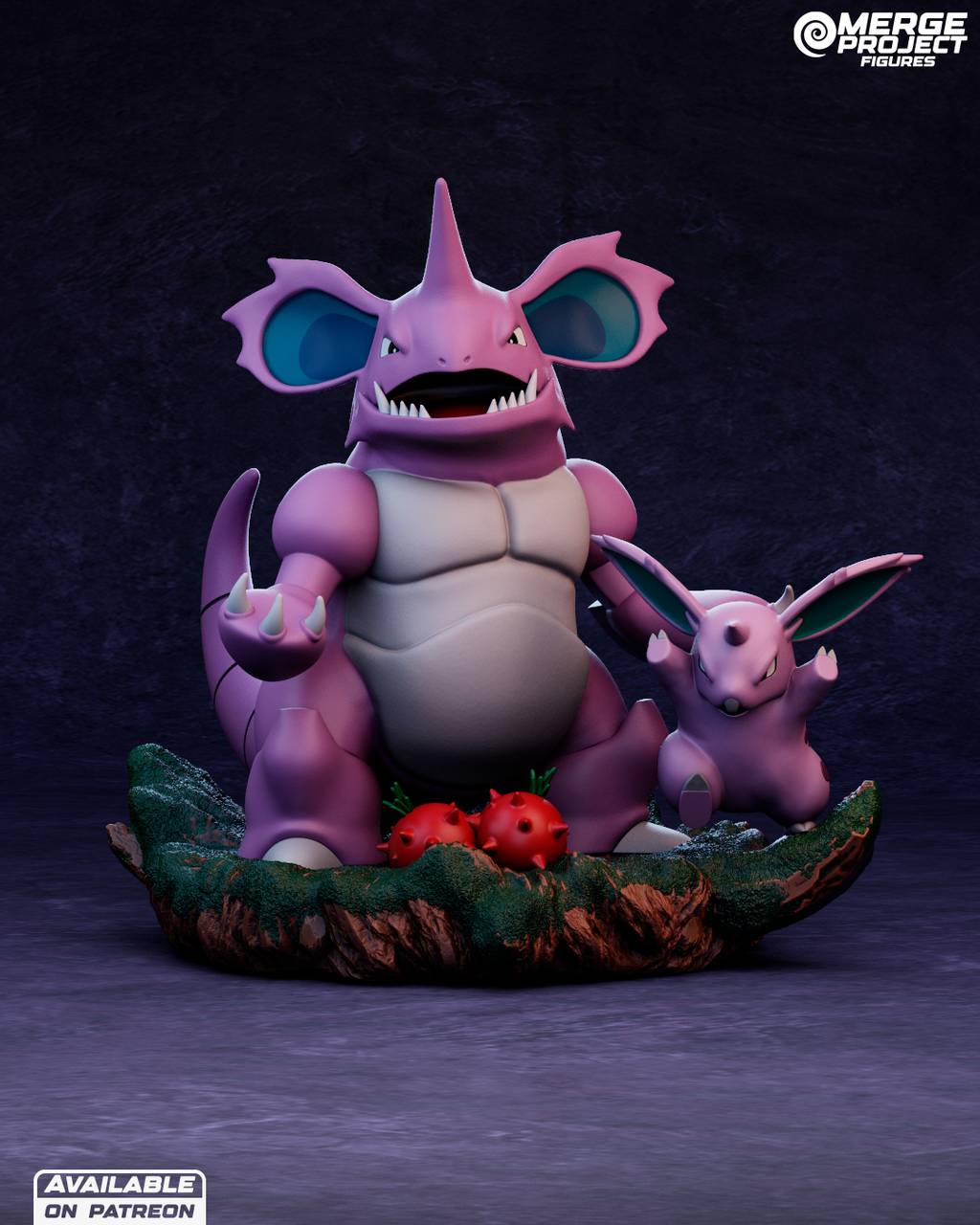 P站图纸印象馆 MPF 精灵宝可梦 尼多王 MPF 精灵宝可梦 尼多王