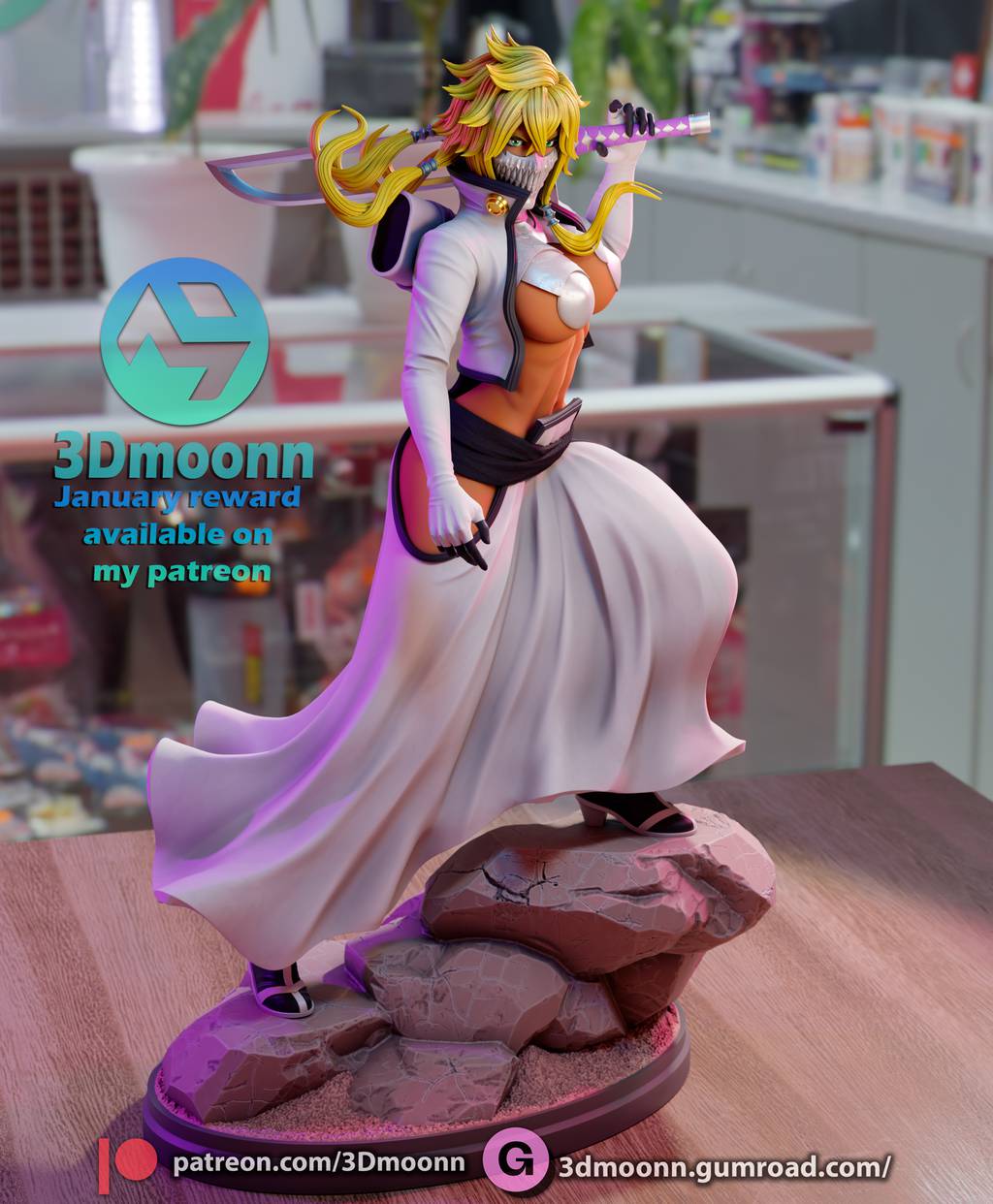 P站图纸印象馆 3Dmoonn 死神 蒂雅·赫丽贝尔 3Dmoonn 死神 蒂雅·赫丽贝尔