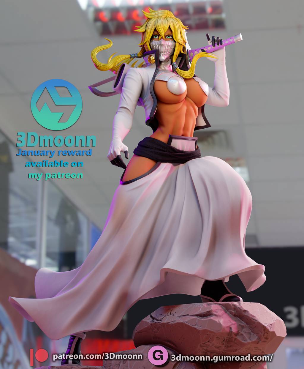 P站图纸印象馆 3Dmoonn 死神 蒂雅·赫丽贝尔 3Dmoonn 死神 蒂雅·赫丽贝尔