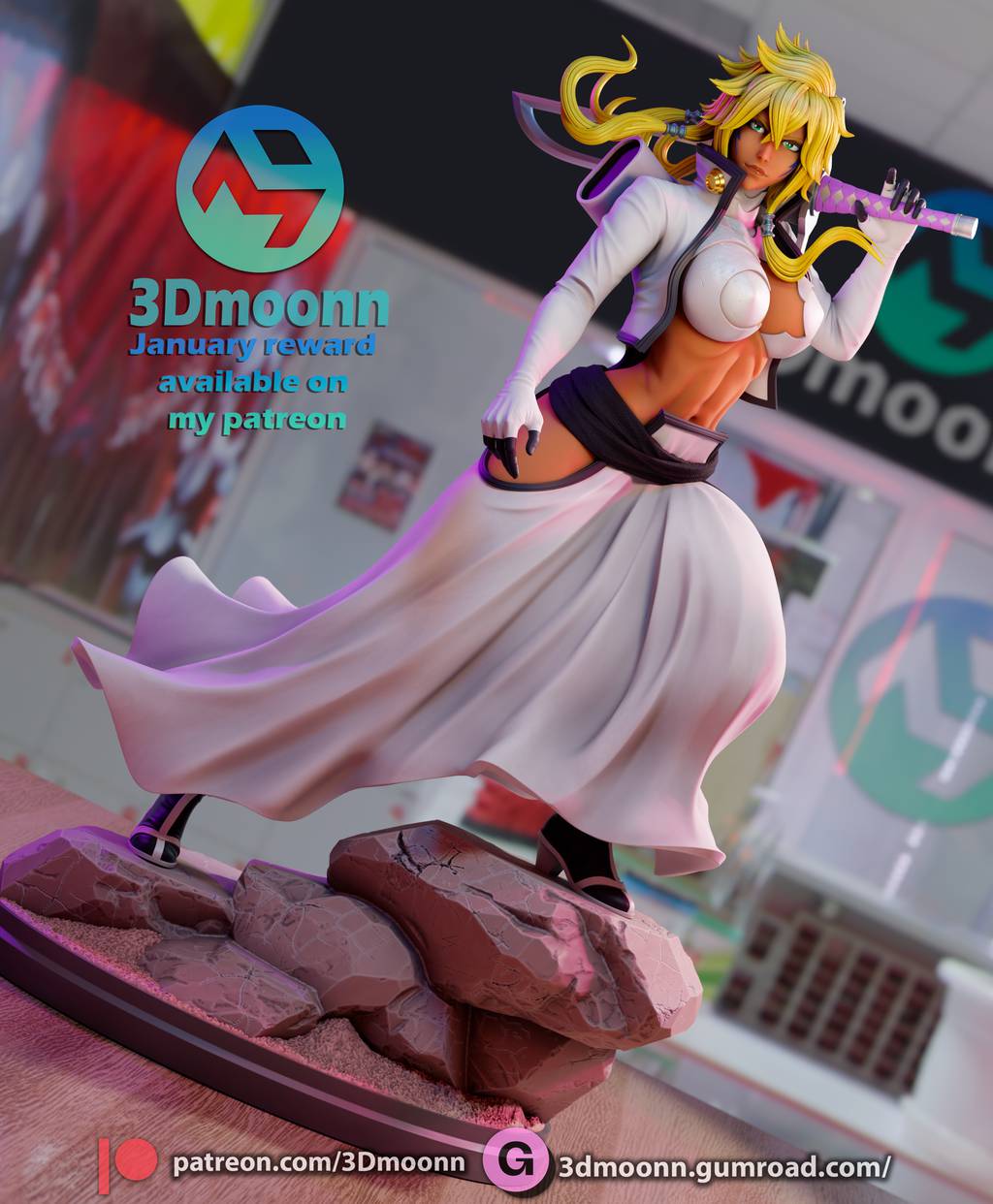 P站图纸印象馆 3Dmoonn 死神 蒂雅·赫丽贝尔 3Dmoonn 死神 蒂雅·赫丽贝尔