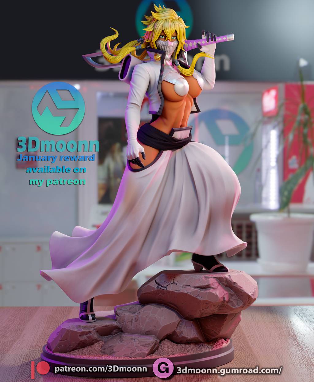 P站图纸印象馆 3Dmoonn 死神 蒂雅·赫丽贝尔 3Dmoonn 死神 蒂雅·赫丽贝尔