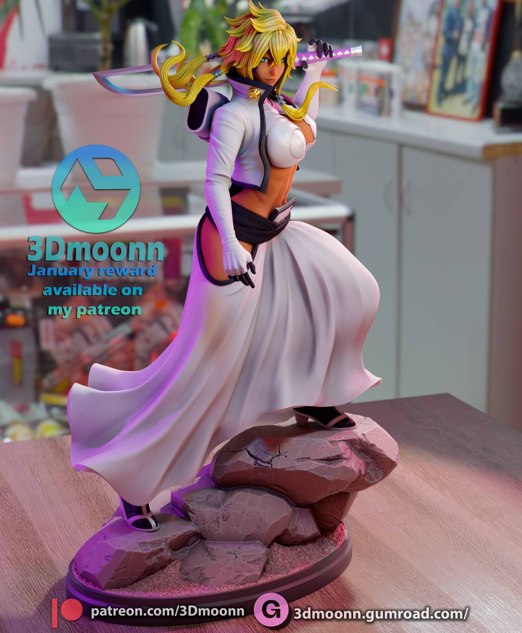 P站图纸印象馆 3Dmoonn 死神 蒂雅·赫丽贝尔 3Dmoonn 死神 蒂雅·赫丽贝尔