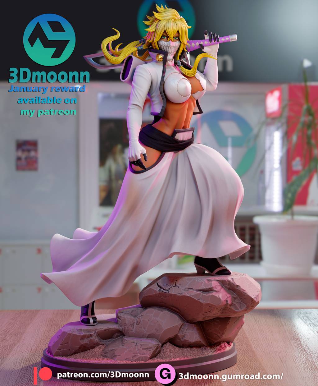 P站图纸印象馆 3Dmoonn 死神 蒂雅·赫丽贝尔 3Dmoonn 死神 蒂雅·赫丽贝尔