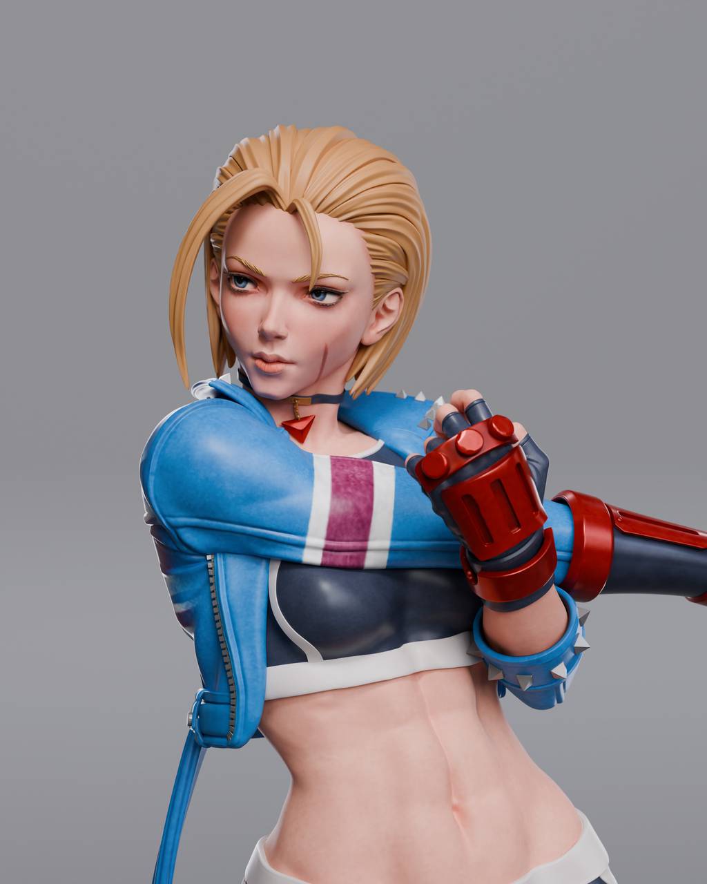 P站图纸印象馆 ABE3D 街头霸王 嘉米·怀特 ABE3D 街头霸王 嘉米·怀特