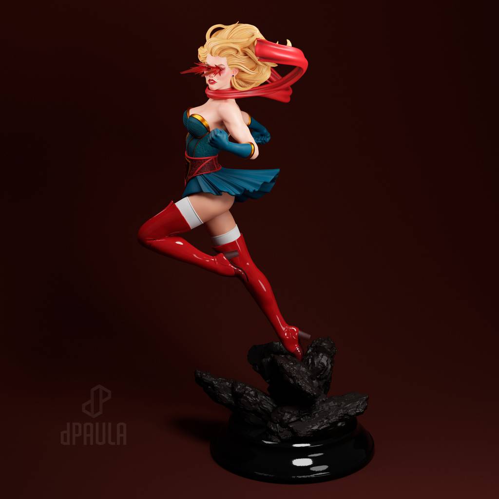 P站图纸印象馆 ABE3D DC漫画 超女 卡拉·佐-艾尔 ABE3D DC漫画 超女 卡拉·佐-艾尔